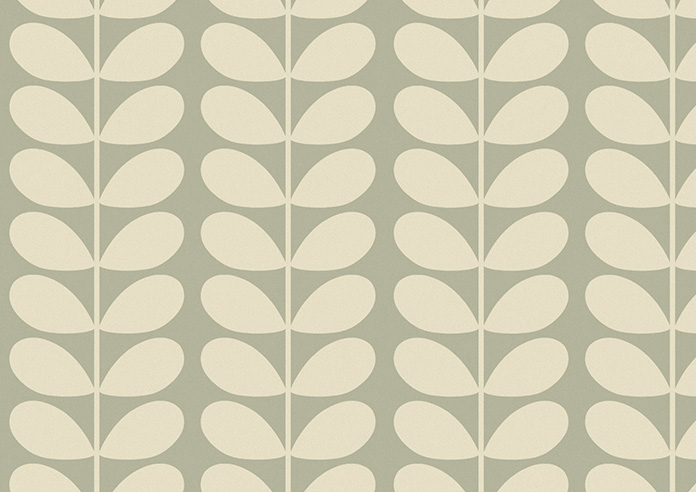 Orla Kiely Solid Stem, Pebble - Twist&Fit Roman Blind - Image 8